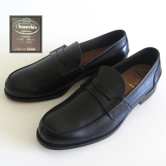 CHURCH'S Pembrey penny loafers 110 F 12 US England - Picture 1 of 8